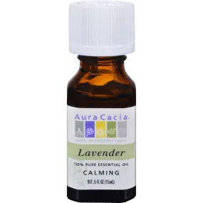 Aura Cacia Pure Essential Oil Lavender - 0.5 Fl Oz