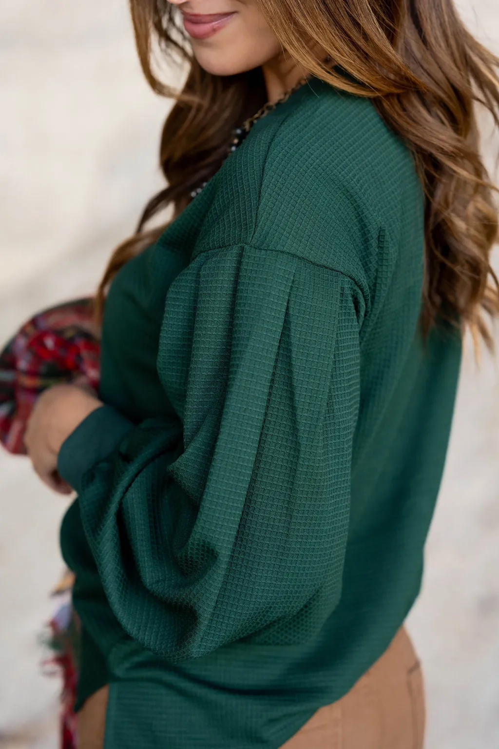 Balloon Sleeve Sweatshirt