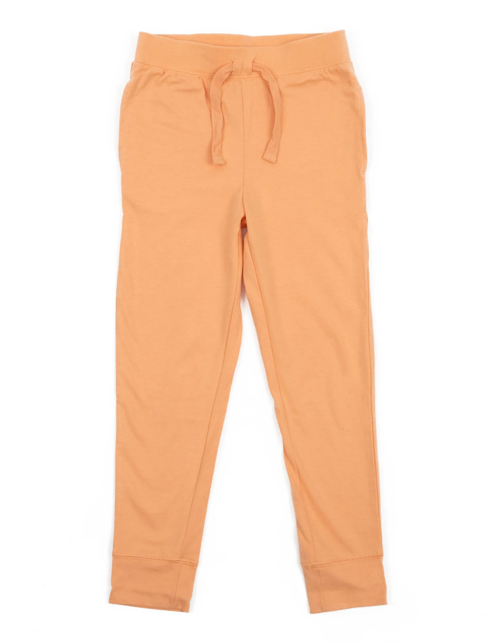 Basic Cotton Joggers - Peach