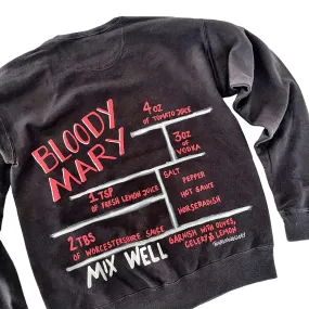 'Bloody Mary Time' Painted Crewneck