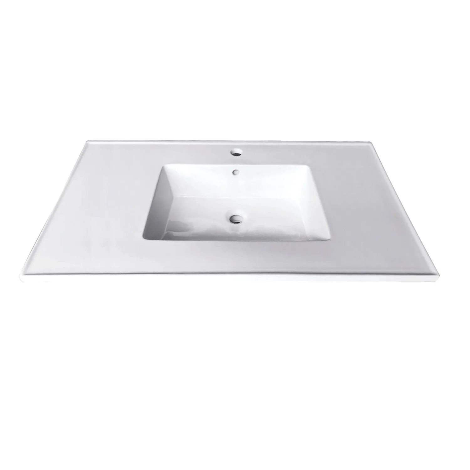 Continental LBT312271 31-Inch Ceramic Vanity Sink Top, White