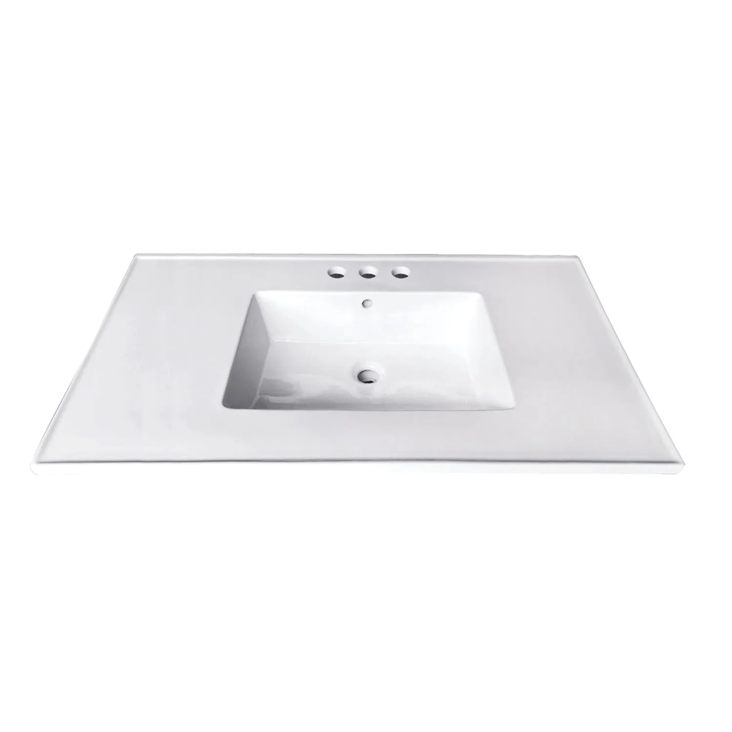 Continental LBT31227W34 31-Inch Ceramic Vanity Sink Top, White