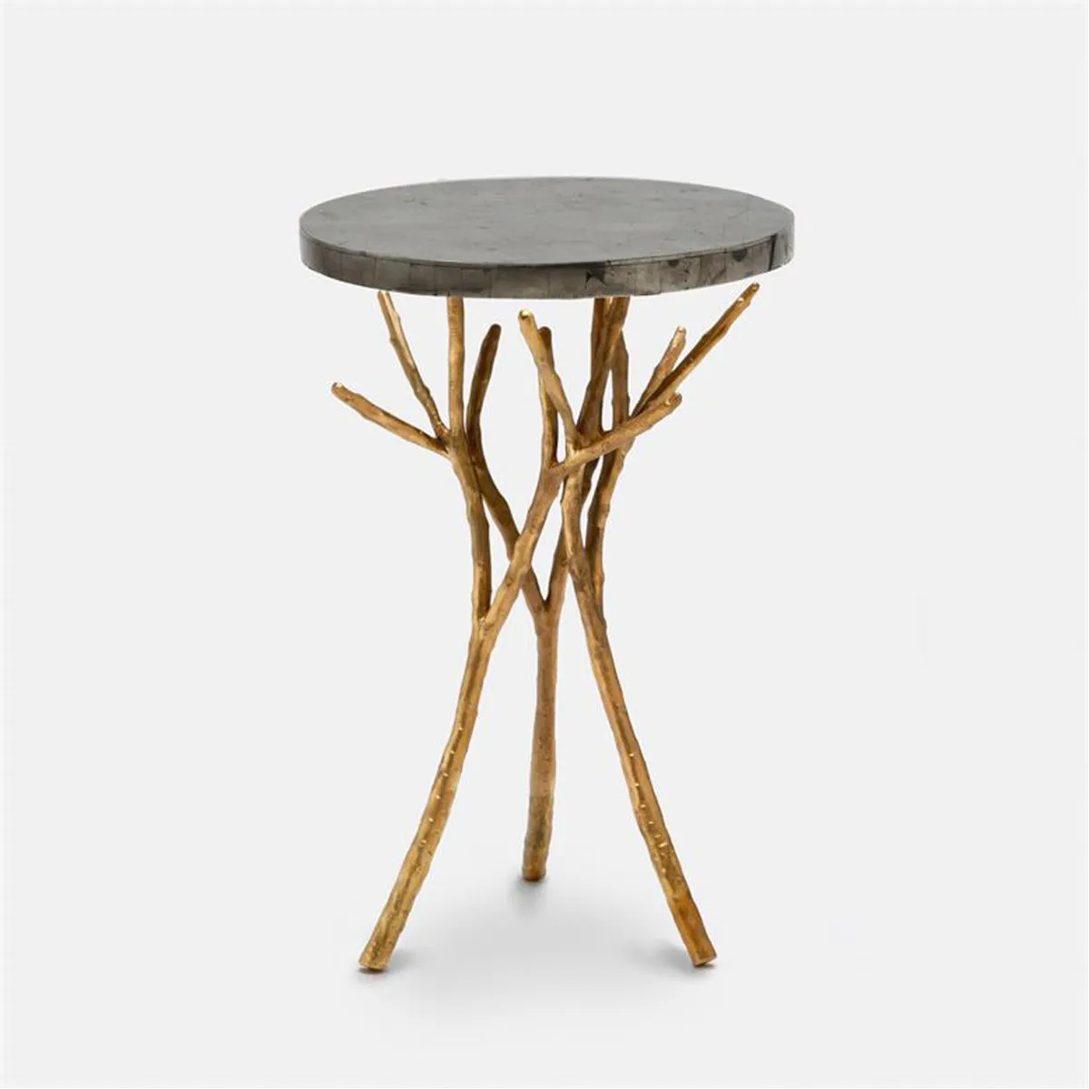 Made Goods Tressa Tree Bramble Table in Pyrite Top