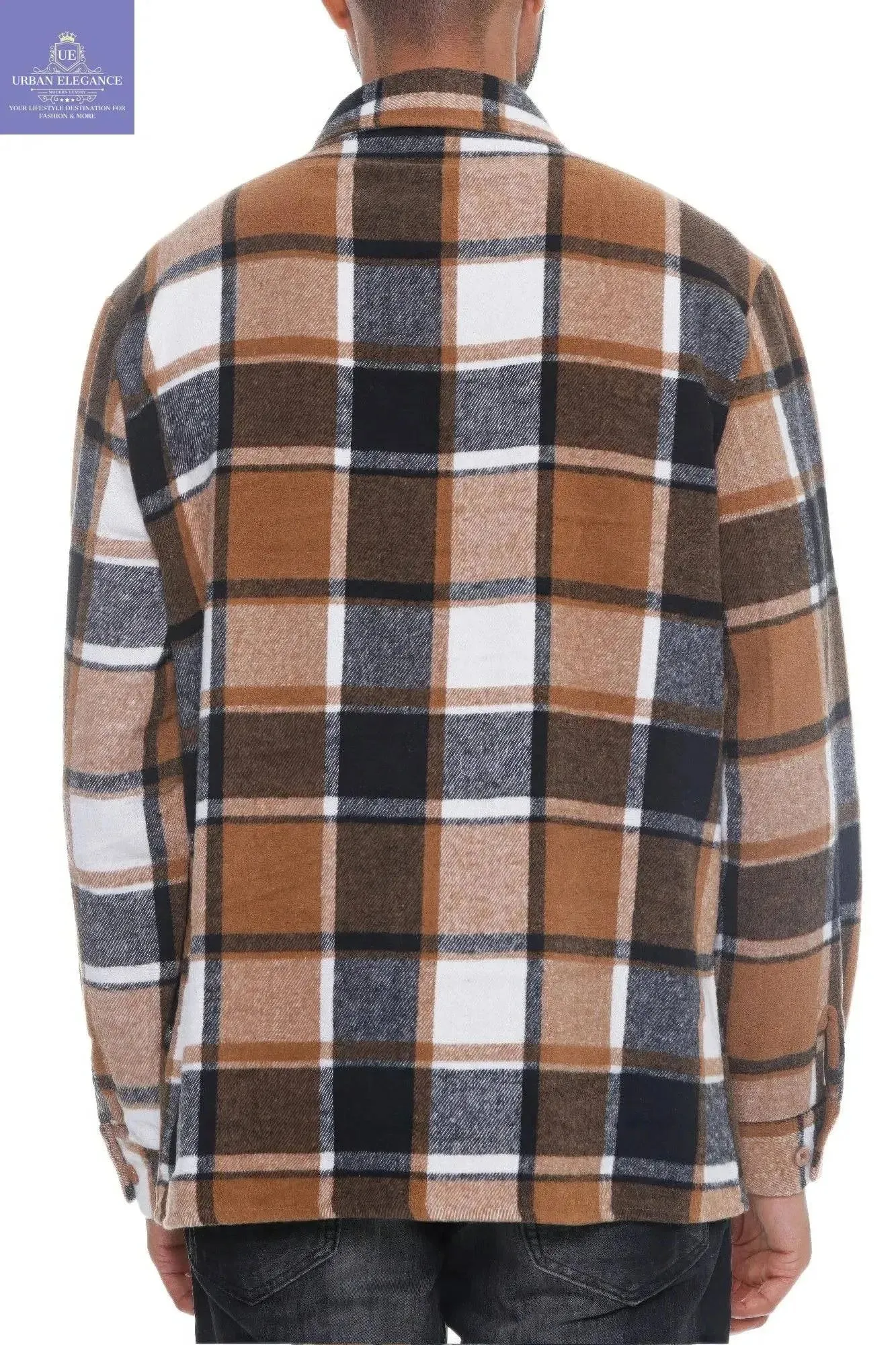 Men's Cozy Checkered Flannel Shacket