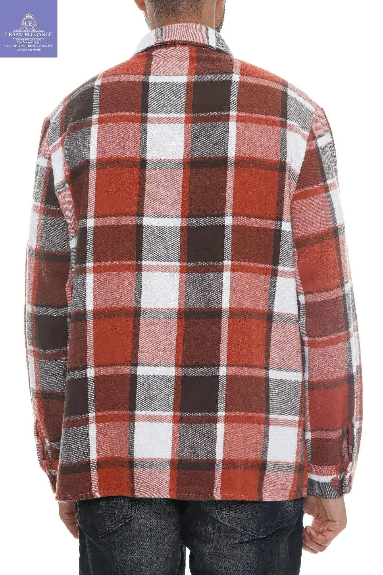 Men's Cozy Checkered Flannel Shacket