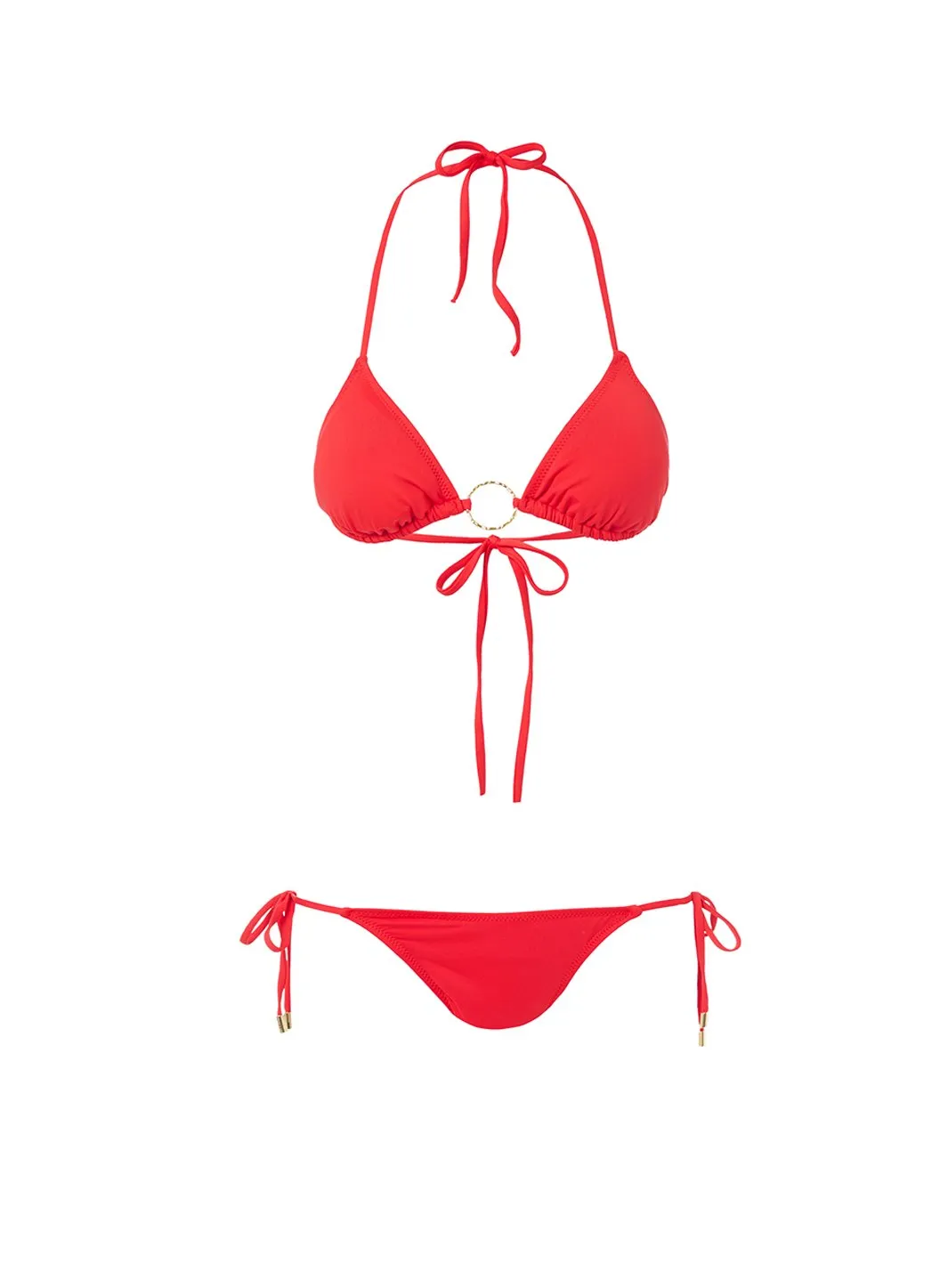 Miami Red Triangle Ring Bikini