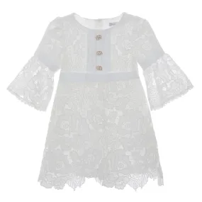 Patachou White Lace Dress