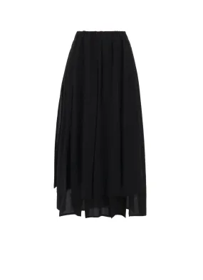 POPLIN PANELED SKIRT