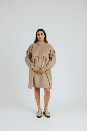 Sarah Prairie Dress | Sandstone