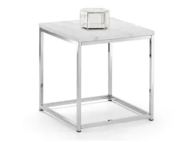 Scala White Lamp Table