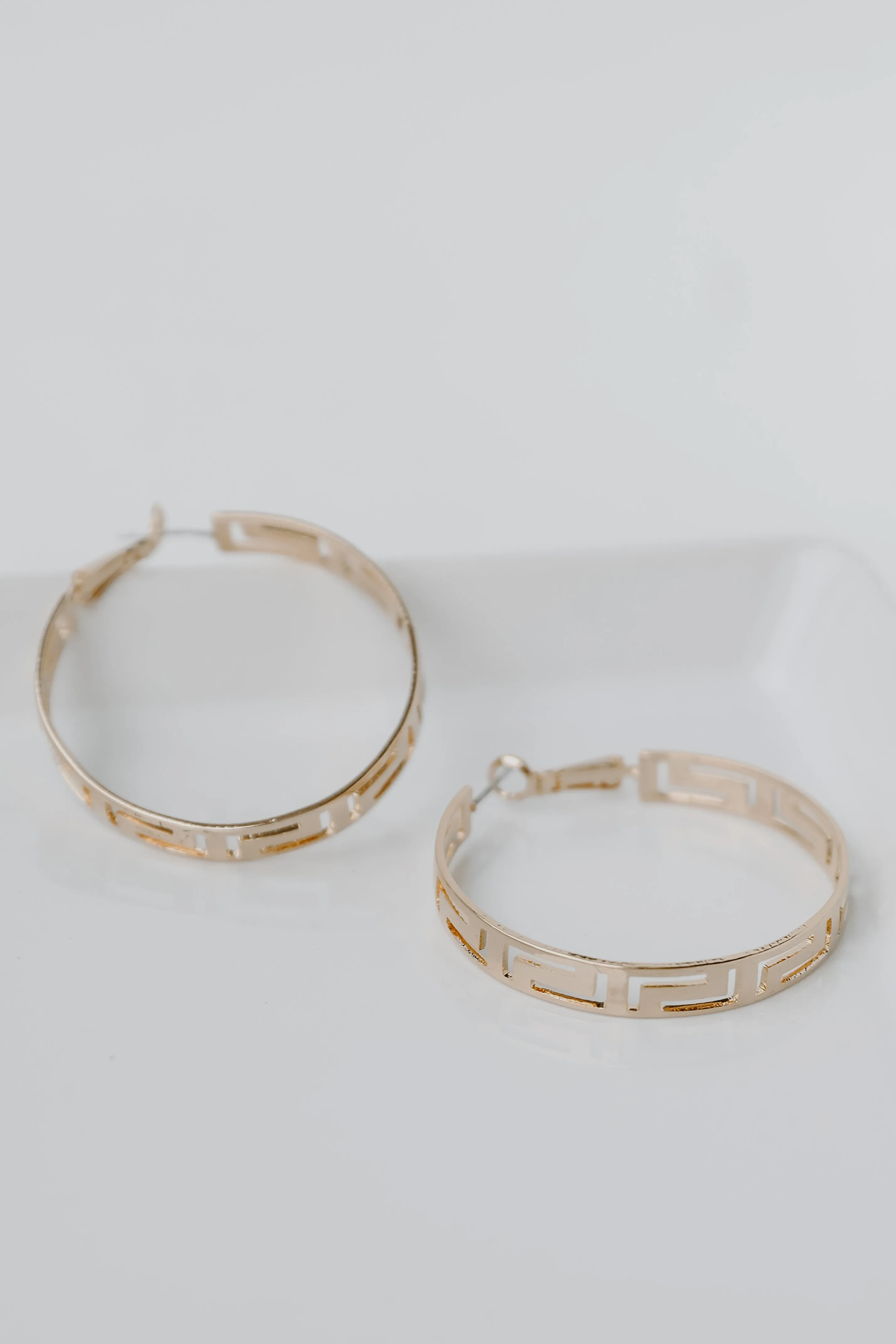 Teagan Gold Hoop Earrings