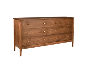 Whitman Low Six Drawer Dresser